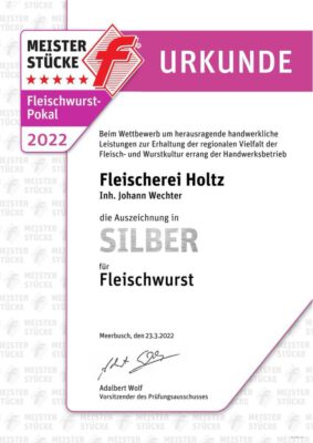 Silbermedaille2022_Fleischwurst